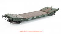 C3006A Clark Railworks Lowmac number ADB904504 - Olive Green